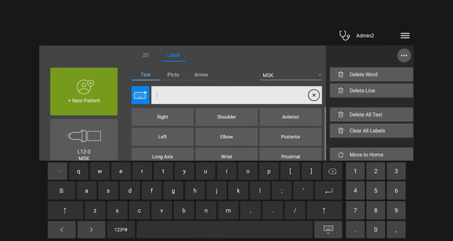 Image on LX interface of how to annotate an image